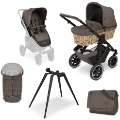 ABC DESIGN Combi Kinderwagen Salsa 4 Air - Home Set Vlecht Fashion Editie Collectie 2022