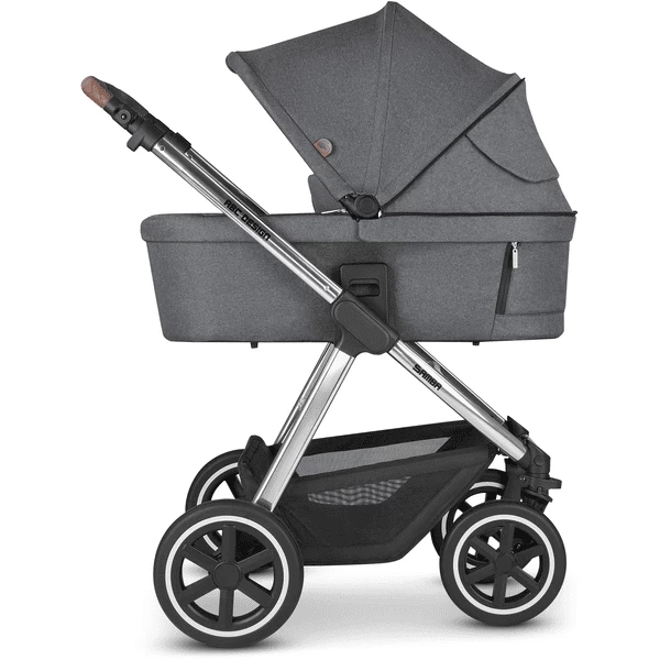 ABC Design Samba Asphalt Kinderwagen Diamond Edition Met Tulip Kinderdraagzak En Adapter 5 ABC Design Samba Asphalt Kinderwagen Diamond Edition Met Tulip Kinderdraagzak En Adapter - Afbeelding 5