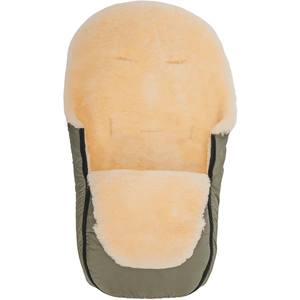 Altabebe Lamsvacht Voetenzak Voor Kinderwagen Nordkap Zwart 2 Altabebe Lamsvacht Voetenzak Voor Kinderwagen Nordkap Zwart - Afbeelding 2