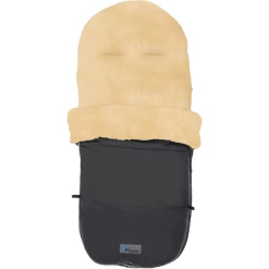 Altabebe Lamsvel Voetenzak Voor Bugaboo & Joolz Noordkaap Zwart