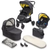 BabyGO Combi Kinderwagen 3 In 1 Mustard