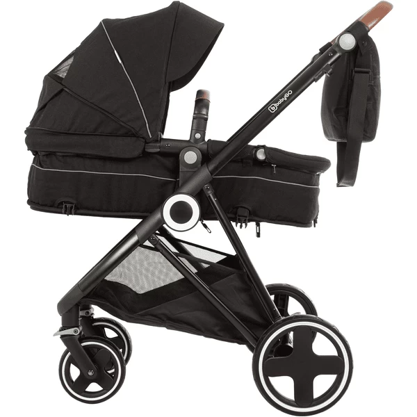 BabyGO Combi Wandelwagen Halime 3 In 1 Anthracite Black 4 BabyGO Combi Wandelwagen Halime 3 In 1 Anthracite Black - Afbeelding 4