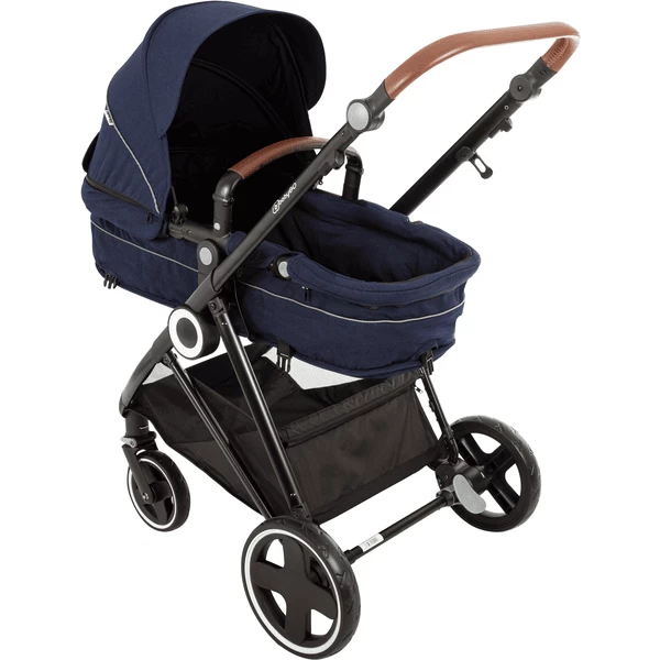 BabyGO Combi Wandelwagen Halime 3 In 1 Blauw Black 3 BabyGO Combi Wandelwagen Halime 3 In 1 Blauw Black - Afbeelding 3