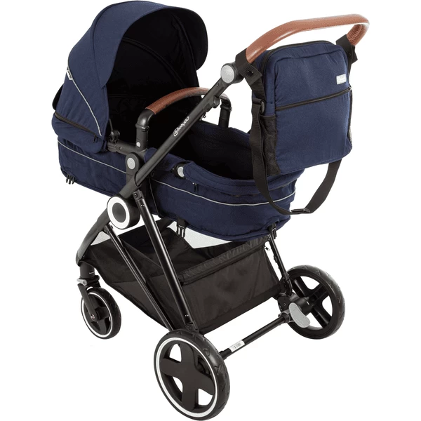BabyGO Combi Wandelwagen Halime 3 In 1 Blauw Black 5 BabyGO Combi Wandelwagen Halime 3 In 1 Blauw Black - Afbeelding 5