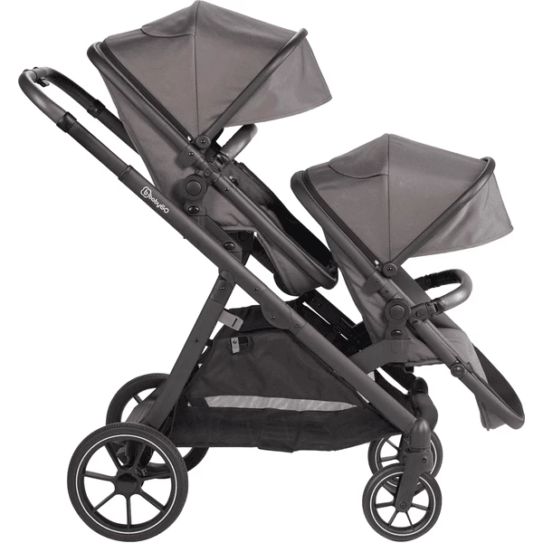 BabyGO Duowagen Duo Grey 2 BabyGO Duowagen Duo Grey - Afbeelding 2