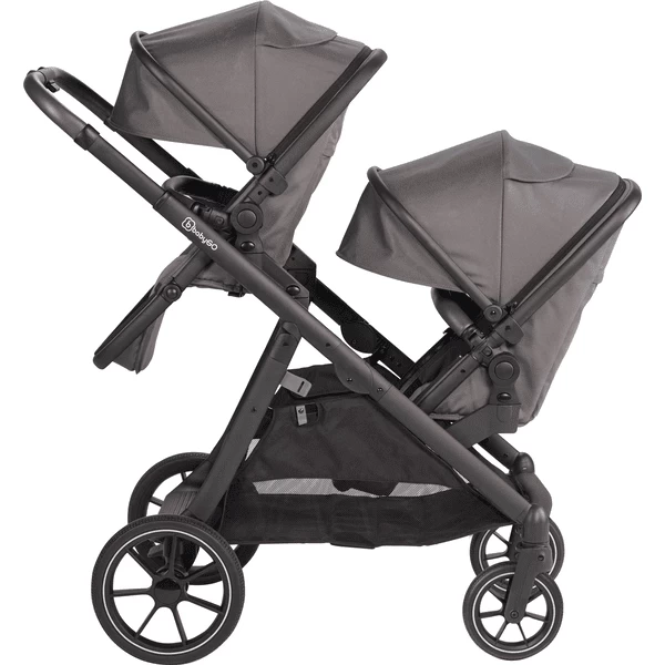 BabyGO Duowagen Duo Grey 4 BabyGO Duowagen Duo Grey - Afbeelding 4