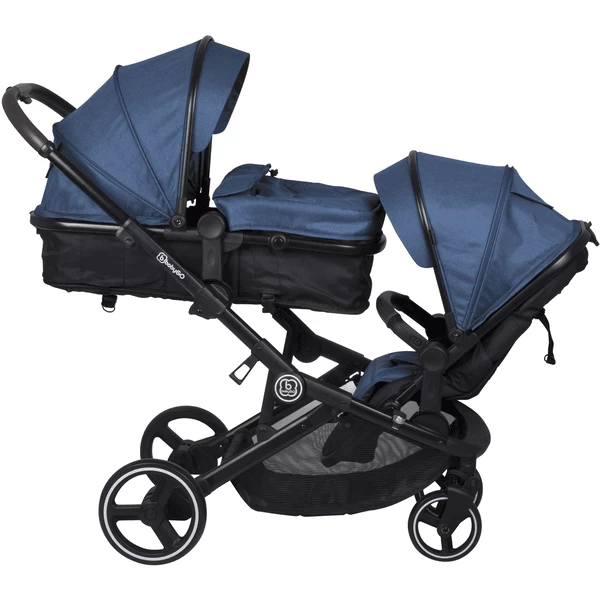 BabyGO Duowagen Twiner Blue 2 BabyGO Duowagen Twiner Blue - Afbeelding 2