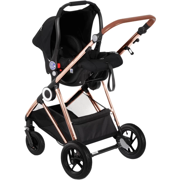BabyGO Halime 3 In 1 Air Gold Combi Kinderwagen Anthracite 3 BabyGO Halime 3 In 1 Air Gold Combi Kinderwagen Anthracite - Afbeelding 3