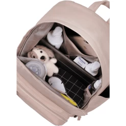 BabyGO Luierrugzak Carebag Fabiana Beige -Kinderwagen Korting babygo luierrugzak carebag fabiana beige a345720 3