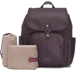 Babymel Luiertas Freddie Vegan Leather Burgundy Convertible -Kinderwagen Korting babymel luiertas freddie vegan leather burgundy convertible a337429 3