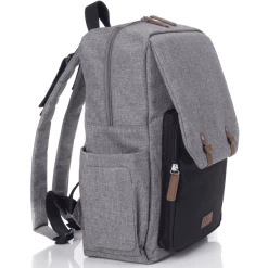 Babymel Luiertas Rugzak George Grey-Black -Kinderwagen Korting babymel luiertas rugzak george grey black a235877 4