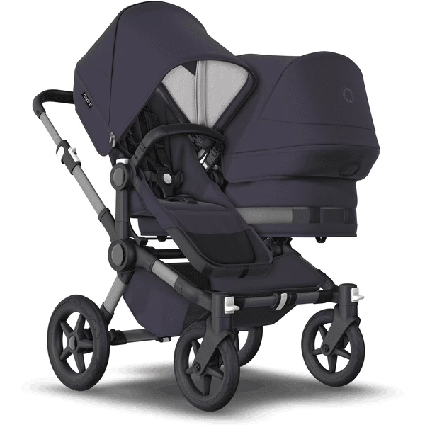 Bugaboo Duo Kinderwagen Donkey 5 Duo Complete Graphite/Dark Navy 1 Bugaboo Duo Kinderwagen Donkey 5 Duo Complete Graphite/Dark Navy
