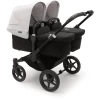 Bugaboo Kinderwagen Donkey 5 Twin Compleet Black / Misty White