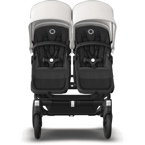 Bugaboo Kinderwagen Donkey 5 Twin Compleet Black / Misty White 3 Bugaboo Kinderwagen Donkey 5 Twin Compleet Black / Misty White - Afbeelding 3