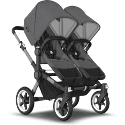 Bugaboo Kinderwagen Donkey 5 Twin Complete Graphite/Grey Melange 7 Bugaboo Kinderwagen Donkey 5 Twin Complete Graphite/Grey Melange -Kinderwagen Korting bugaboo kinderwagen donkey 5 twin complete graphite grey melange a381977 2