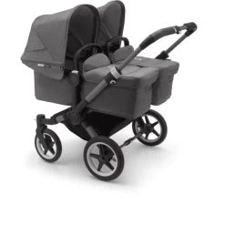Bugaboo Kinderwagen Donkey 5 Twin Complete Graphite/Grey Melange