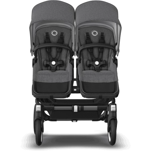 Bugaboo Kinderwagen Donkey 5 Twin Complete Graphite/Grey Melange 4 Bugaboo Kinderwagen Donkey 5 Twin Complete Graphite/Grey Melange - Afbeelding 4