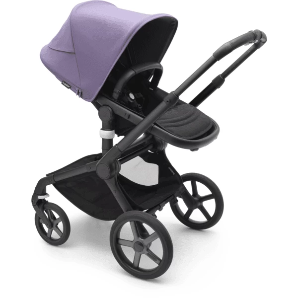 Bugaboo Kinderwagen Fox 5 Met Reiswieg En Zitje Black /Astro Purple 4 Bugaboo Kinderwagen Fox 5 Met Reiswieg En Zitje Black /Astro Purple - Afbeelding 4