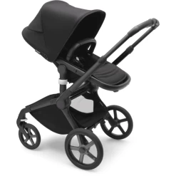 Bugaboo Kinderwagen Fox 5 Met Reiswieg En Zitje Black /. Mid Night Black -Kinderwagen Korting bugaboo kinderwagen fox 5 met reiswieg en zitje black mid night black a409943 3