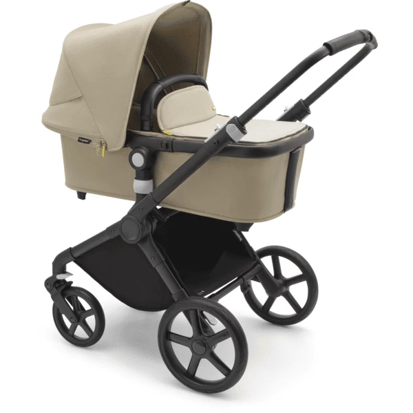 Bugaboo Kinderwagen Fox Cub Met Reiswieg En Zitje Black /Desert Beige 4 Bugaboo Kinderwagen Fox Cub Met Reiswieg En Zitje Black /Desert Beige - Afbeelding 4