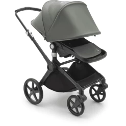 Bugaboo Kinderwagen Fox Cub Met Reiswieg En Zitje Black / Forest Green -Kinderwagen Korting bugaboo kinderwagen fox cub met reiswieg en zitje black forest green a410116 2