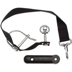 BURLEY Rubberen Pennen Voor Ronde Trekstangen, Inclusief Riemen