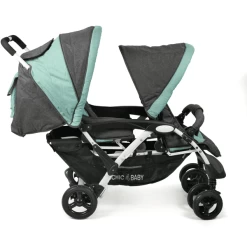 CHIC 4 BABY Duowagen DUO Melange Mint 7 CHIC 4 BABY Duowagen DUO Melange Mint -Kinderwagen Korting chic 4 baby duowagen duo melange mint a259649 2