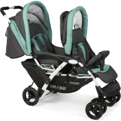 CHIC 4 BABY Duowagen DUO Melange Mint 8 CHIC 4 BABY Duowagen DUO Melange Mint -Kinderwagen Korting chic 4 baby duowagen duo melange mint a259649 3