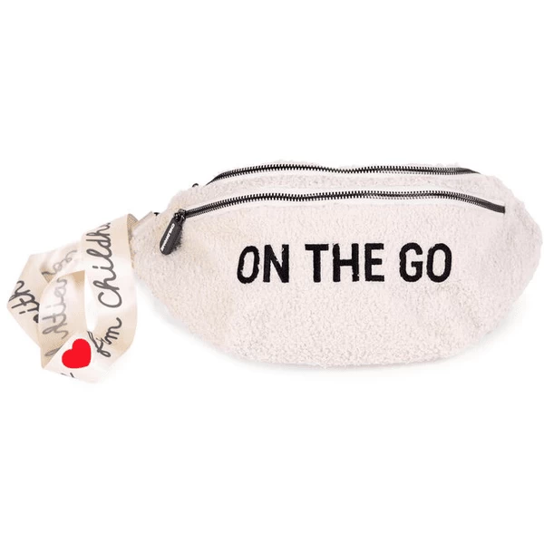 Childhome CHILD HOME Banana Bag On The Go Teddy Oud Wit 2 Childhome CHILD HOME Banana Bag On The Go Teddy Oud Wit - Afbeelding 2