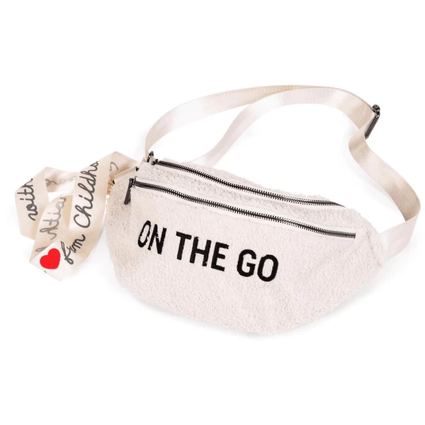 Childhome CHILD HOME Banana Bag On The Go Teddy Oud Wit 3 Childhome CHILD HOME Banana Bag On The Go Teddy Oud Wit - Afbeelding 3