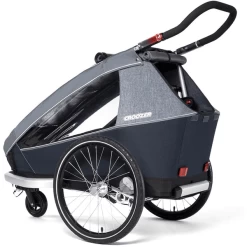 CROOZER Fietskar Kid Vaaya 1 Graphite Blue 7 CROOZER Fietskar Kid Vaaya 1 Graphite Blue -Kinderwagen Korting croozer fietskar kid vaaya 1 graphite blue a288689 2