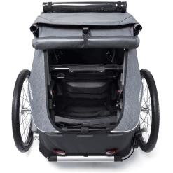 CROOZER Fietskar Kid Vaaya 1 Graphite Blue 8 CROOZER Fietskar Kid Vaaya 1 Graphite Blue -Kinderwagen Korting croozer fietskar kid vaaya 1 graphite blue a288689 3