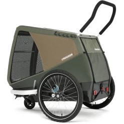 CROOZER Hondenfietskar Dog Mikke Moss Green Inclusief Hondenbed Asfalt Grijs 9 CROOZER Hondenfietskar Dog Mikke Moss Green Inclusief Hondenbed Asfalt Grijs -Kinderwagen Korting croozer hondenfietskar dog mikke moss green inclusief hondenbed asfalt grijs a399294 4