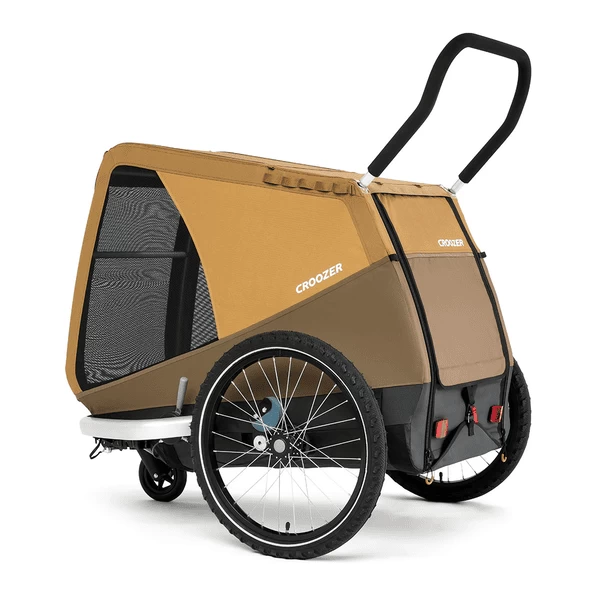 CROOZER Hondenfietskar Dog Mikke Sundown Yellow Inclusief Hondenbed Asfalt Grijs 5 CROOZER Hondenfietskar Dog Mikke Sundown Yellow Inclusief Hondenbed Asfalt Grijs - Afbeelding 5