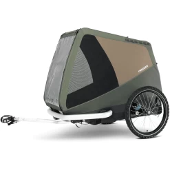 CROOZER Hondenfietskar Hond Tammo Moss Green Inclusief Hondenbed Asfalt Grijs -Kinderwagen Korting croozer hondenfietskar hond tammo moss green inclusief hondenbed asfalt grijs a410040 2