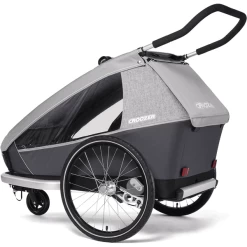 CROOZER Kid Keeke 2 Kinderfietskar Stone Grijs Inclusief Joggerset 9 CROOZER Kid Keeke 2 Kinderfietskar Stone Grijs Inclusief Joggerset -Kinderwagen Korting croozer kid keeke 2 kinderfietskar stone grijs inclusief joggerset a415479 4