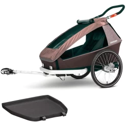CROOZER Kid Vaaya 1 Blossom Red Kinderfietskar Inclusief Beschermbak Voor De Voetenruimte