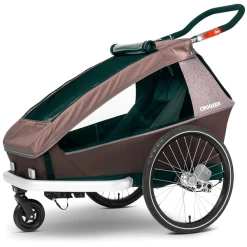CROOZER Kid Vaaya 1 Blossom Red Kinderfietskar Inclusief Beschermbak Voor De Voetenruimte -Kinderwagen Korting croozer kid vaaya 1 blossom red kinderfietskar inclusief beschermbak voor de voetenruimte a417113 4