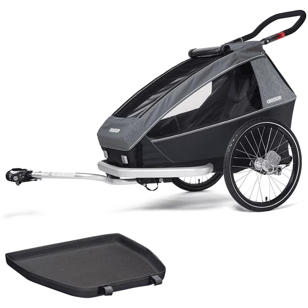 CROOZER Kid Vaaya 1 Graphite Blauw Kinderfietskar Inclusief Voetruimte Bescherming Lade 1 CROOZER Kid Vaaya 1 Graphite Blauw Kinderfietskar Inclusief Voetruimte Bescherming Lade