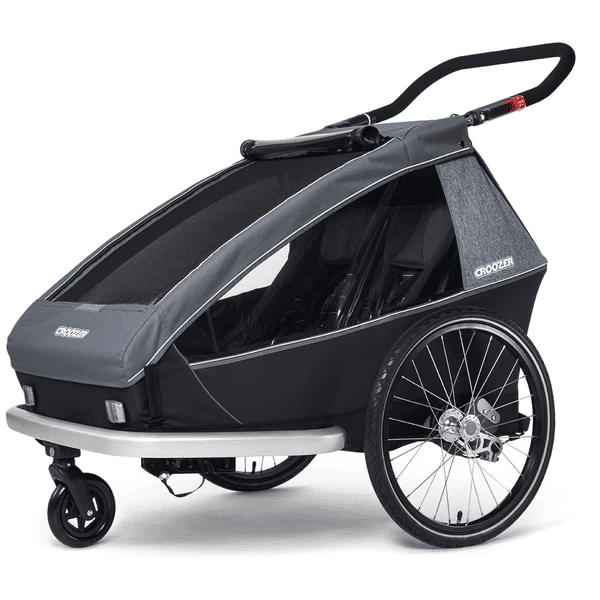 CROOZER Kid Vaaya 2 Graphite Blauw Kinderfietskar Inclusief Voetruimte Bescherming Lade 5 CROOZER Kid Vaaya 2 Graphite Blauw Kinderfietskar Inclusief Voetruimte Bescherming Lade - Afbeelding 5
