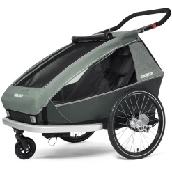 CROOZER Kid Vaaya 2 Jungle Fietskar Green Inclusief Voetruimte Bescherming Lade 9 CROOZER Kid Vaaya 2 Jungle Fietskar Green Inclusief Voetruimte Bescherming Lade -Kinderwagen Korting croozer kid vaaya 2 jungle fietskar green inclusief voetruimte bescherming lade a417108 4