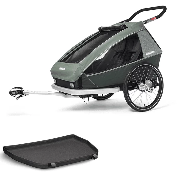 CROOZER Kid Vaaya 2 Jungle Fietskar Green Inclusief Voetruimte Bescherming Lade 1 CROOZER Kid Vaaya 2 Jungle Fietskar Green Inclusief Voetruimte Bescherming Lade