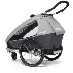 CROOZER Kinderfietskar Kid Keeke 1 Stone Grijs -Kinderwagen Korting croozer kinderfietskar kid keeke 1 stone grijs a288746 2