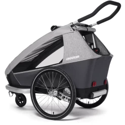 CROOZER Kinderfietskar Kid Keeke 1 Stone Grijs -Kinderwagen Korting croozer kinderfietskar kid keeke 1 stone grijs a288746 3