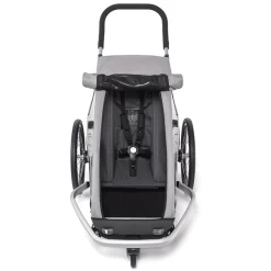 CROOZER Kinderfietskar Kid Keeke 1 Stone Grijs -Kinderwagen Korting croozer kinderfietskar kid keeke 1 stone grijs a288746 4