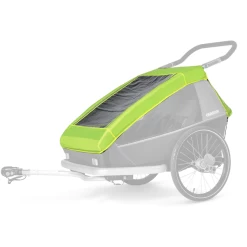 CROOZER Regenhoes Light Ning Yellow Voor Kid Tweezitter -Kinderwagen Korting croozer regenhoes light ning yellow voor kid tweezitter a308374 3