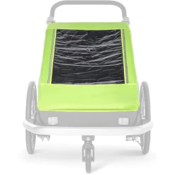CROOZER Regenhoes Light Ning Yellow Voor Kid Tweezitter -Kinderwagen Korting croozer regenhoes light ning yellow voor kid tweezitter a308374 4