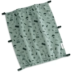 CROOZER Zonnescherm Green Patroon Voor Kid Tweezitter
