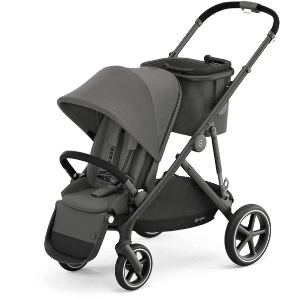 Cybex GOLD Gazelle S Kinderwagen Black Soho Grey 2 Cybex GOLD Gazelle S Kinderwagen Black Soho Grey - Afbeelding 2