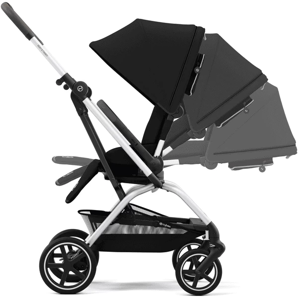 Cybex GOLD Kinderwagen Eezy S Twist+ 2 Silver Moon Black 5 Cybex GOLD Kinderwagen Eezy S Twist+ 2 Silver Moon Black - Afbeelding 5